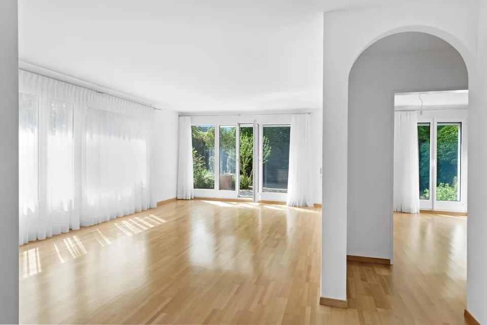 Charmante 3.5-Zimmer-Erdgeschosswohnung mit privatem Garten