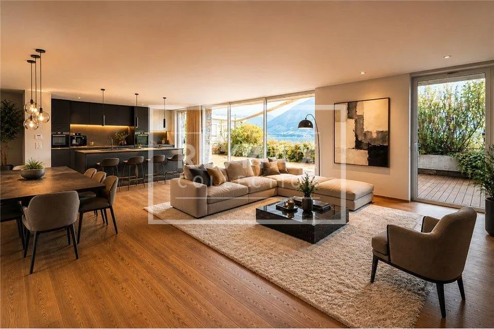 Appartamento elegante e raffinato con vista panoramica sul Lago Mag...