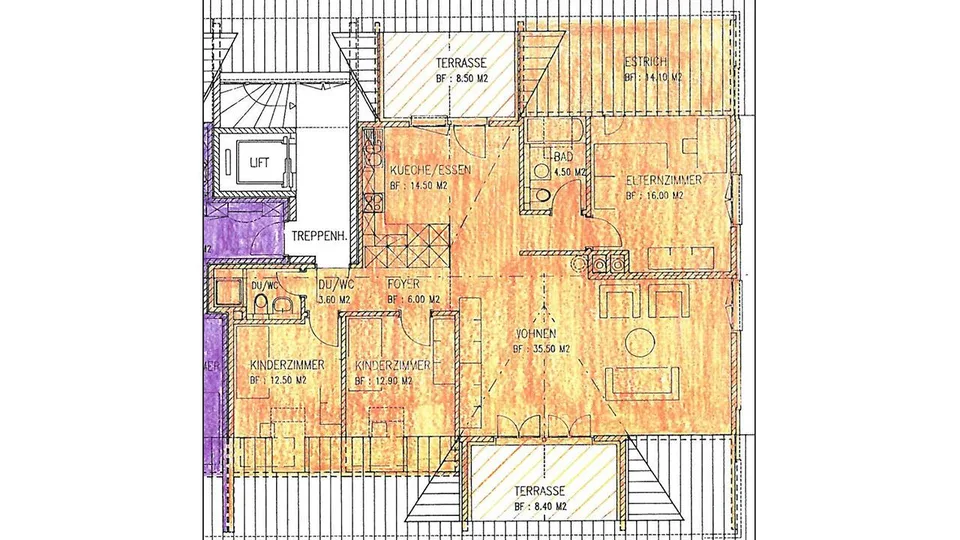 4½-Zimmer-Wohnung mit Balkon in ruhigem Quartier viel Platz