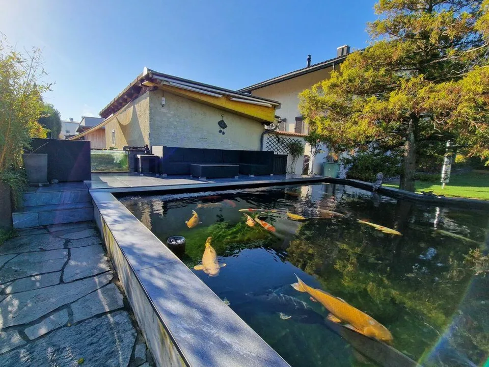 Dreamlike single-family house with winter garden, fish/swimming pond and large garden – photo 14 of 16