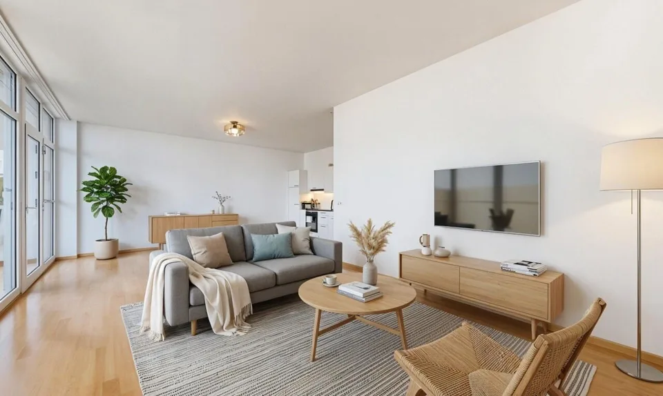 Élégant 2.5 pièces rénové avec belle hauteur sous plafond