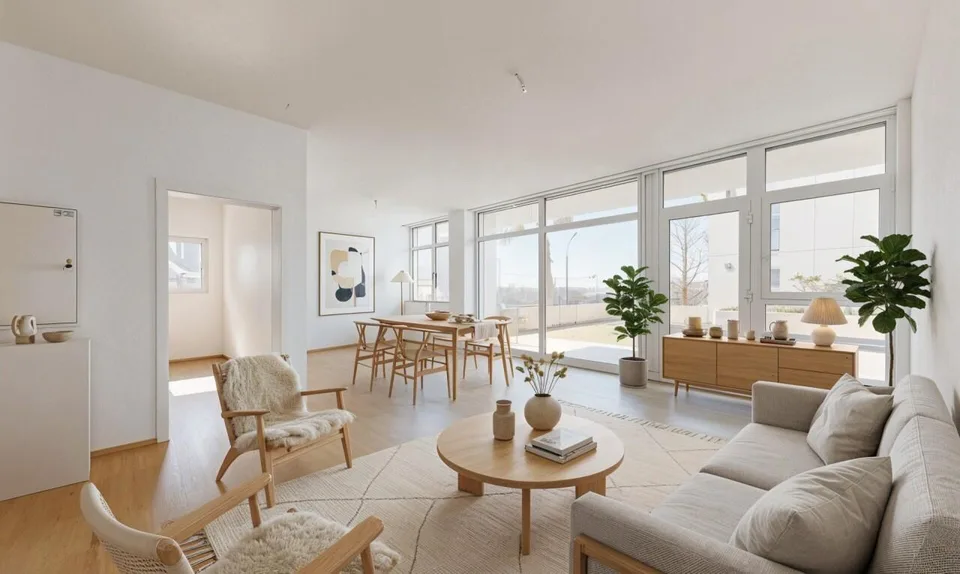 Elegante, renovierte 2.5-Zimmer-Wohnung mit hohen Decken