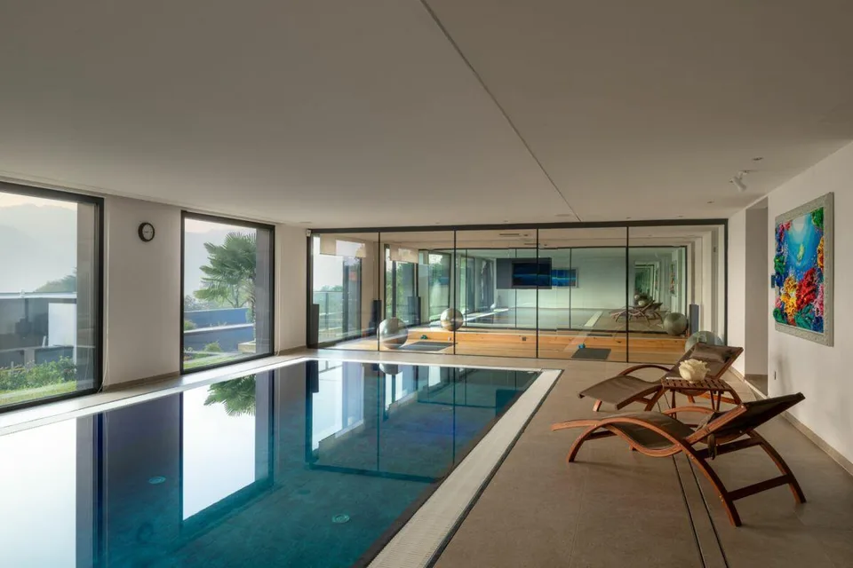 Luxury Residence with Wellness & Garden - Collina d'Oro, Near TASIS