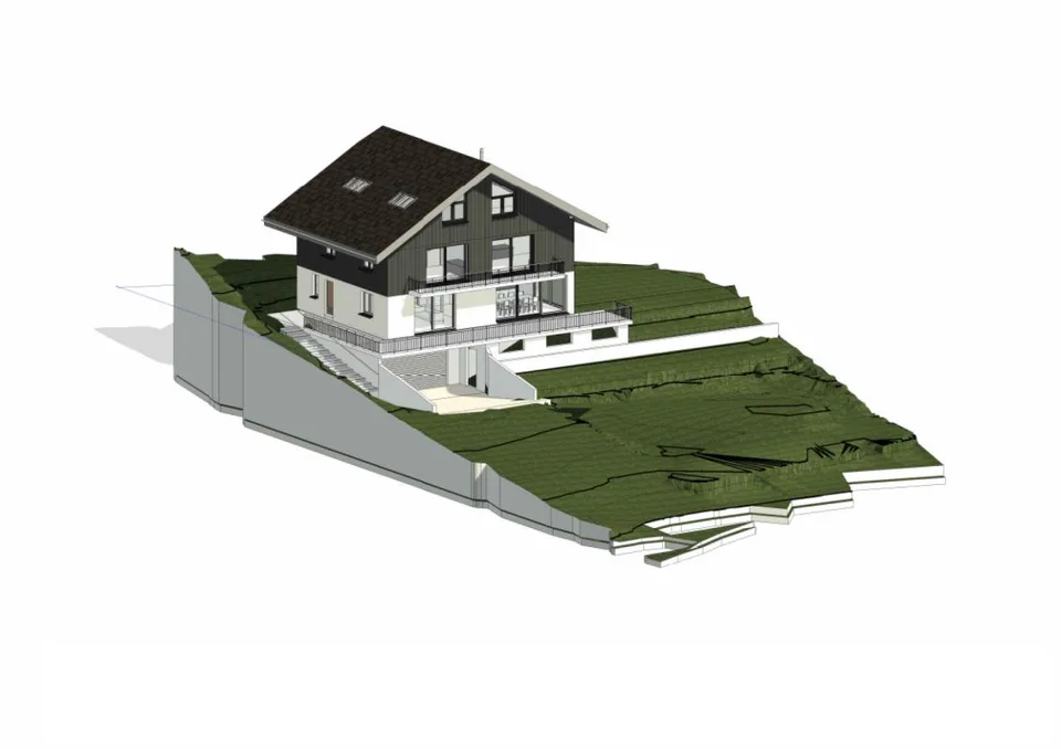 Bauland mit attraktivem Bauprojekt in Leissigen