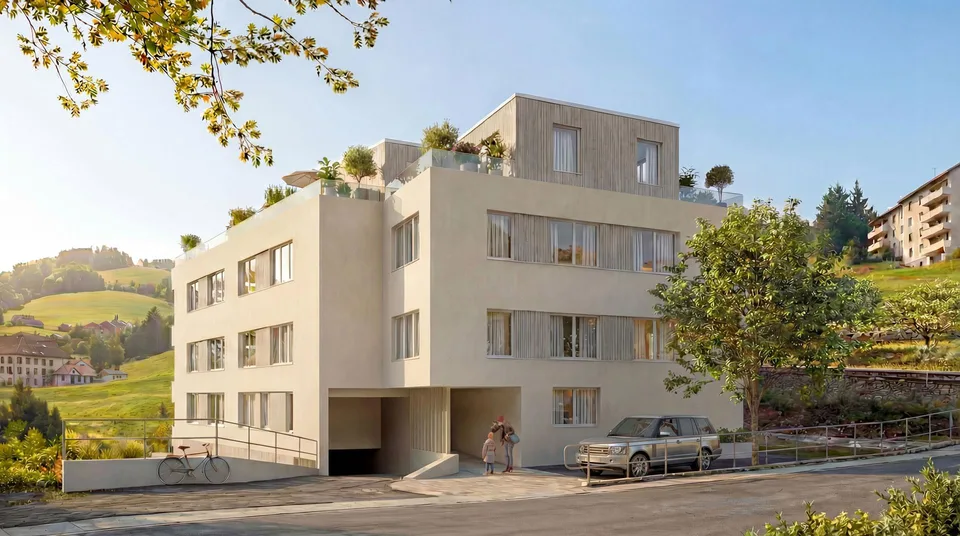 Projekt Erlenbach Herisau – Wohnung 1 – Erdgeschoss West