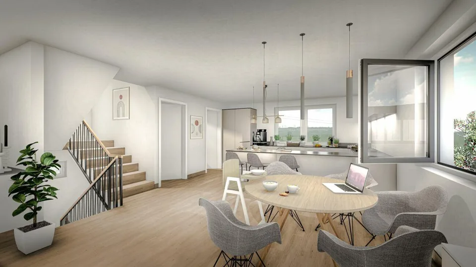 Neubauprojekt: Modernes Familienhaus im Grünen - ruhig wohnen mit g...