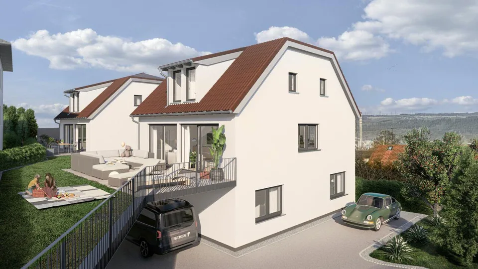 Neubauprojekt: Modernes Familienhaus im Grünen - ruhig wohnen mit g...