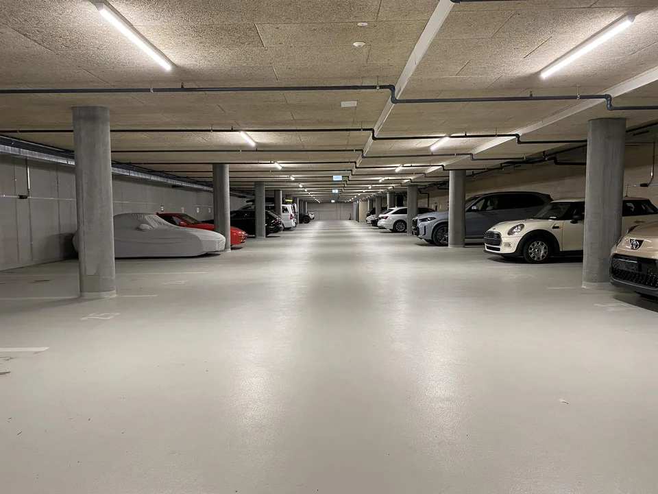 Tiefgaragenparkplätze im Uptown Mels zu verkaufen