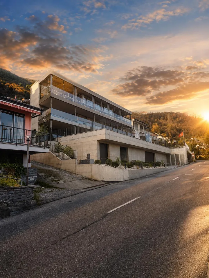 Elegante 4.5 locali di nuova costruzione con vista panoramica – Brione
