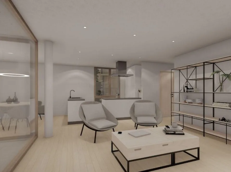 Appartement au premier étage de 4,5 pièces, Bloc Sud