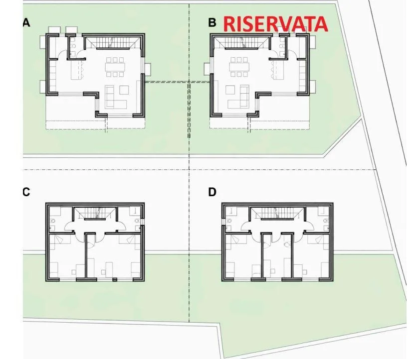 4 Case unifamiliari moderne con giardino e vista aperta | 4 Moderne...