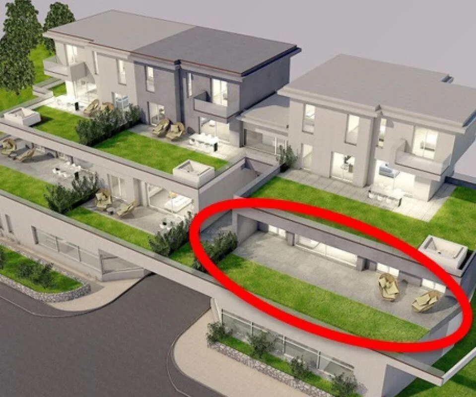 Interessante progetto per appartamento di 4 ½ locali con giardino |...