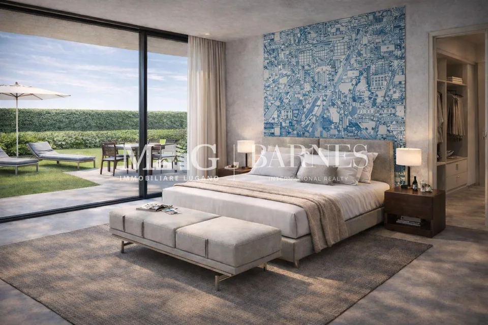 Lugano, Pregassona: Nuovo appartamento 5.5 locali con giardino e vista – Foto 9 von 9