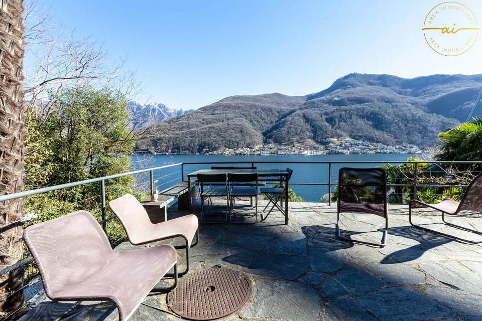 ESCLUSIVO 2.5 LOCALI VISTA LAGO CON GIARDINO E TERRAZZA