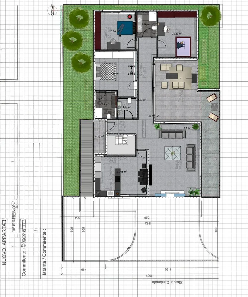 Prestigiosa Proprietà Moderna con Ampia Terrazza e Garage doppio, C... – photo 17 sur 21