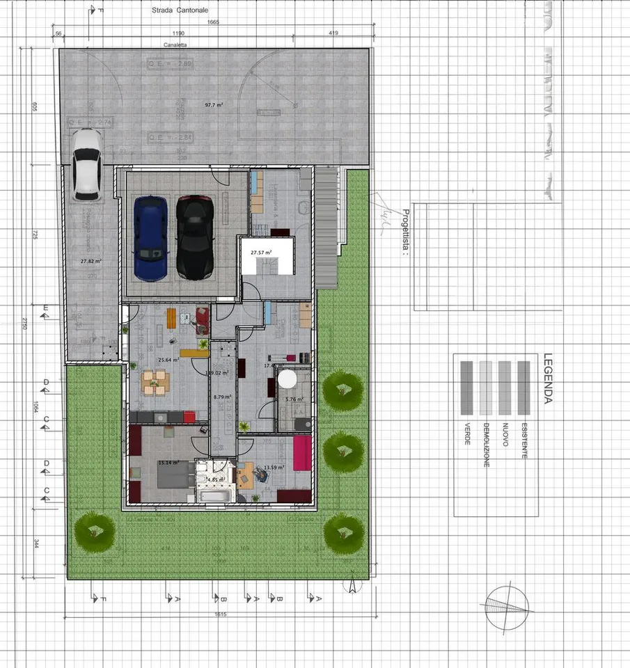 Prestigiosa Proprietà Moderna con Ampia Terrazza e Garage doppio, C... – photo 18 sur 21