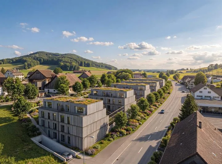 INVESTMENT- CHANCE IN  EGLISAU: 6'884 m² WOHNBAULAND