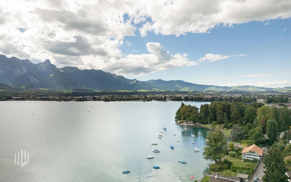 ImmoWyss -  1'113 m2 Bauland am Thunersee – für exklusive Wohnträume