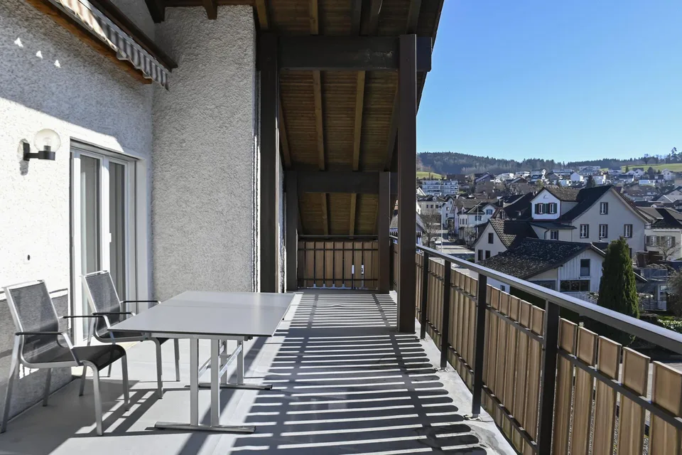 Grosszügige Dachwohnung mit Panoramablick