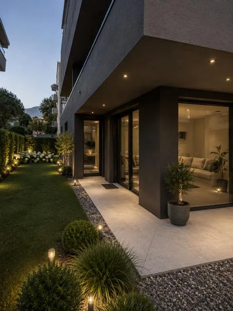 Nuovo appartamento con giardino nella residenza firmata Mino Caggiula