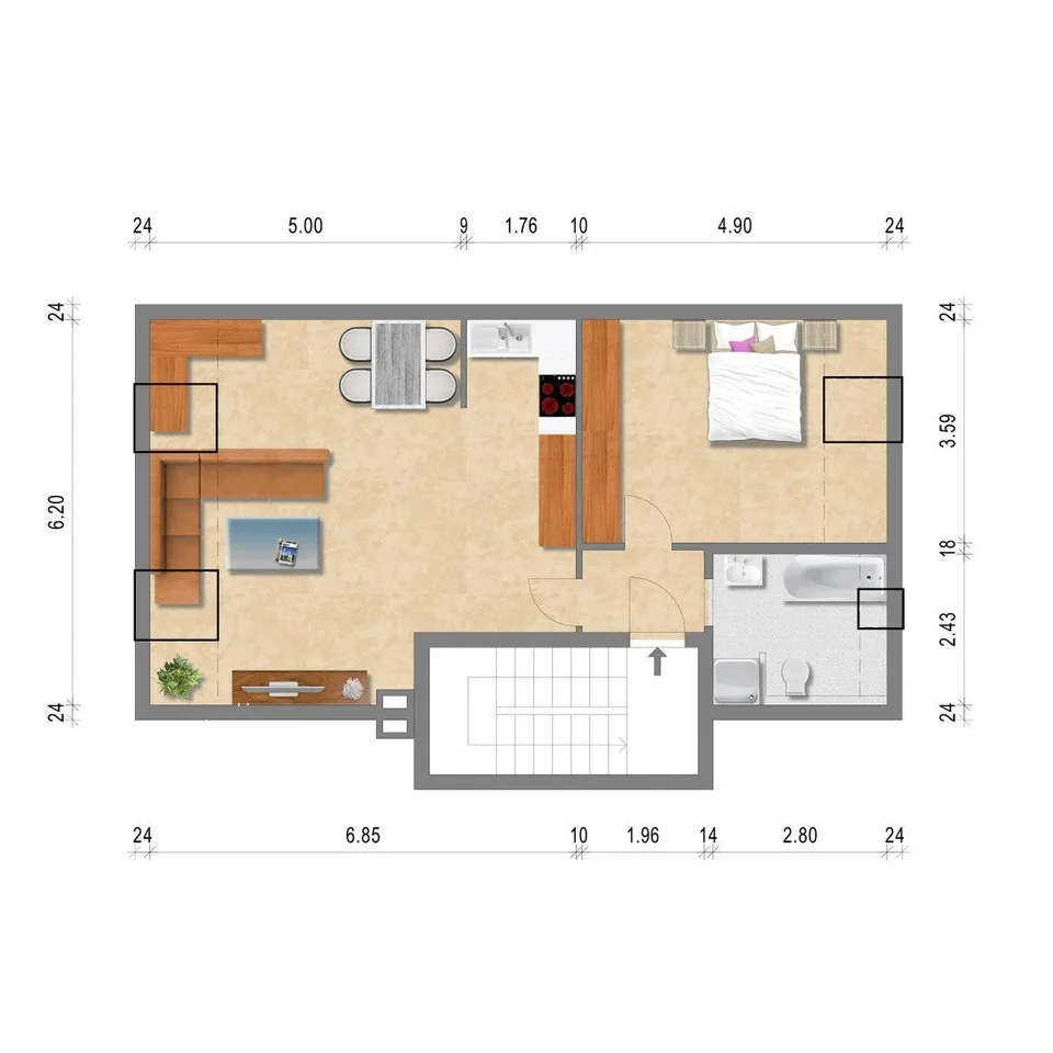 2.5 Zimmer Wohnung in Basel – Foto 8 von 9