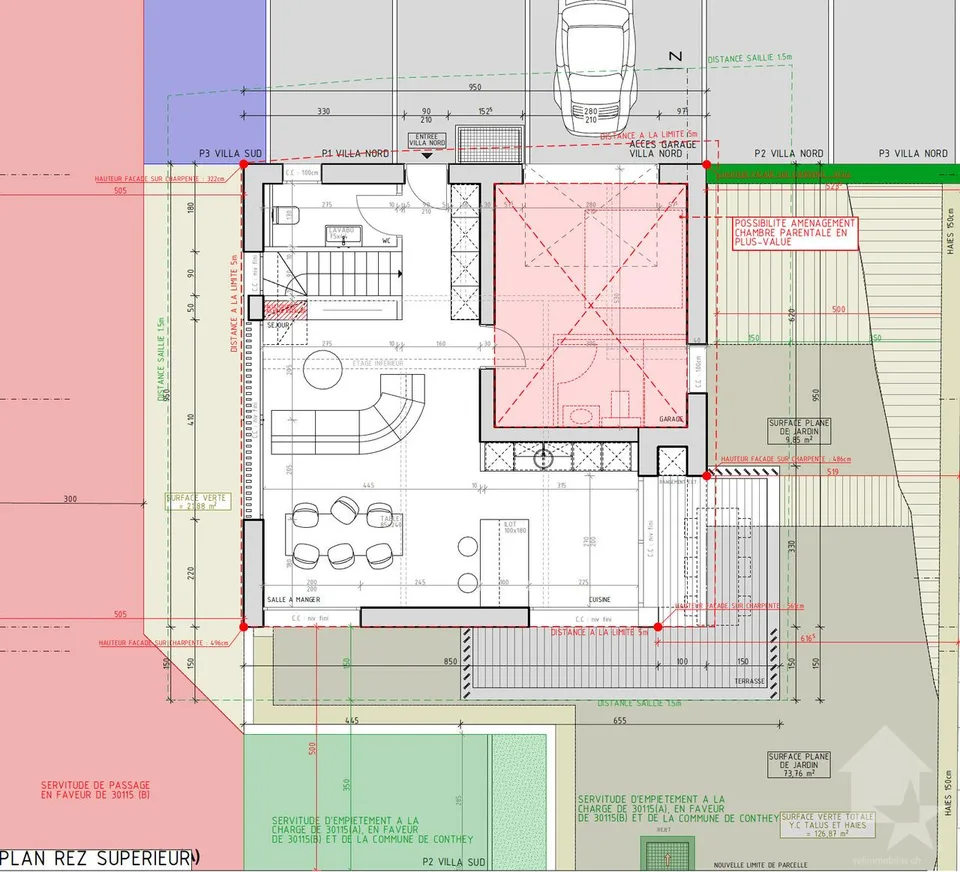 Villa d'architecte 4.5 pièces à construire sur les hauts de Conthey – foto 8 di 10