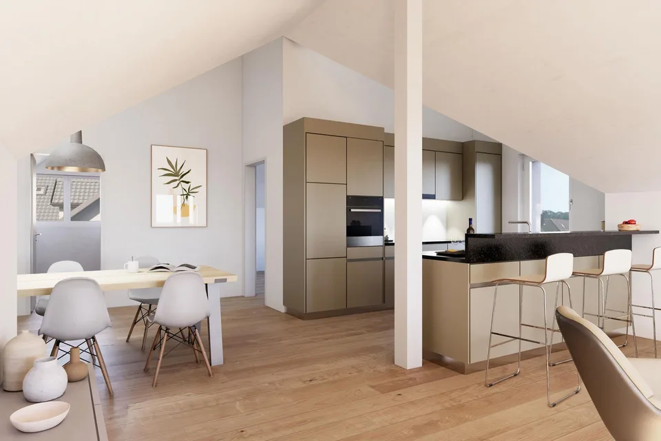 Grosszügige 3.5-Zimmer-Naubauwohnung mit Seesicht – modern und ruhig