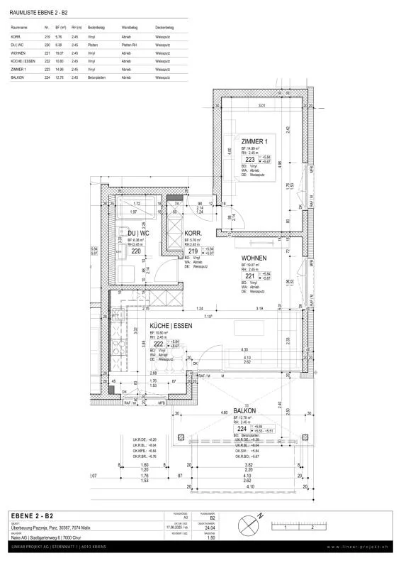 Moderne 2.5 Zimmer Wohnung (Erstwohnsitz)
