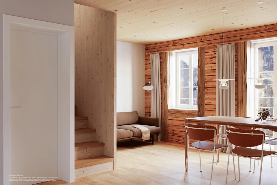 3.5-Zimmer-Maisonette-Wohnung im Anbau – Projekt Rigi Des Alpes