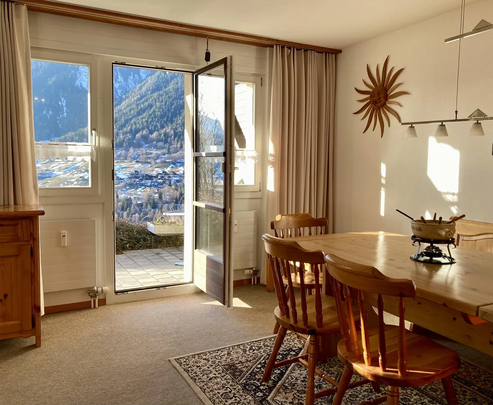 Sonnige 3.5-Terrassen-Wohnung mit grandioser Aussicht