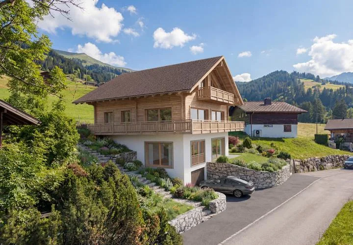 SONNIG GELEGEN AN DER LENK - 747 m² BAULAND MIT TRAUMHAFTEM BERGPAN...