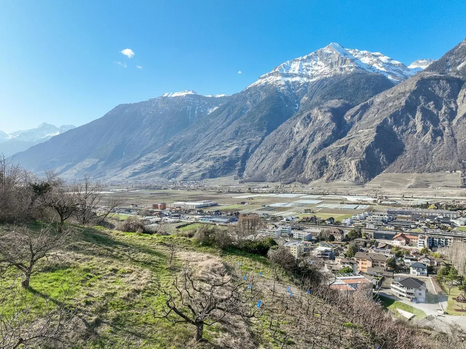 Grand terrain à construire dans le village de Saxon