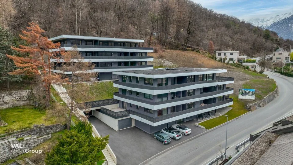 Einzigartige 4.5-Zimmer-Attikawohnung in Visp - modernes Wohnen mit...