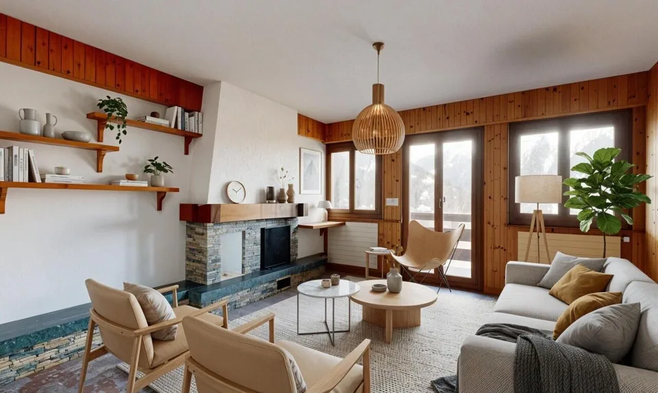 Duplex con studio indipendente e vista panoramica a Saint-Martin