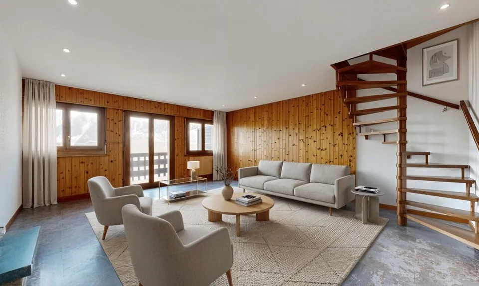 Duplex con studio indipendente e vista panoramica a Saint-Martin