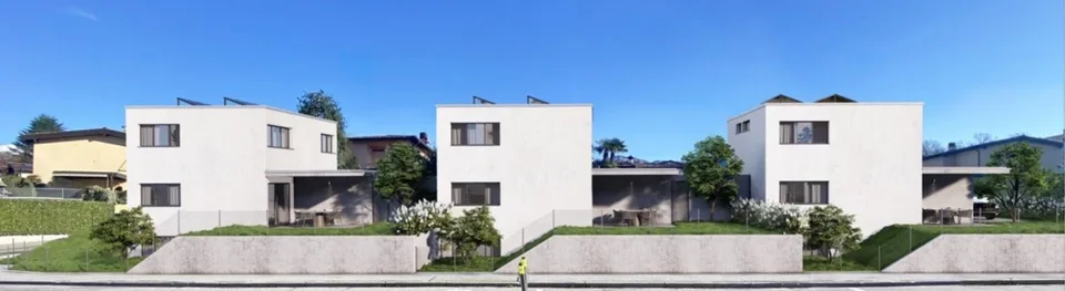 CASA DI 5.5 LOCALI CON GIARDINO IN COSTRUZIONE