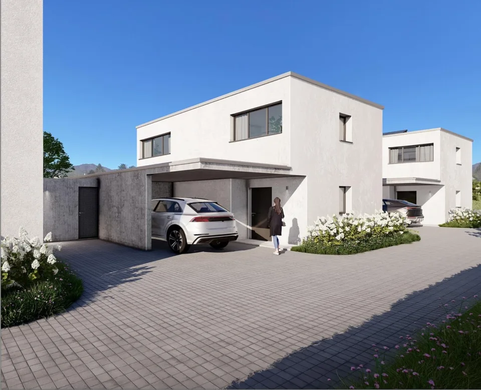 CASA DI 5.5 LOCALI CON GIARDINO IN COSTRUZIONE