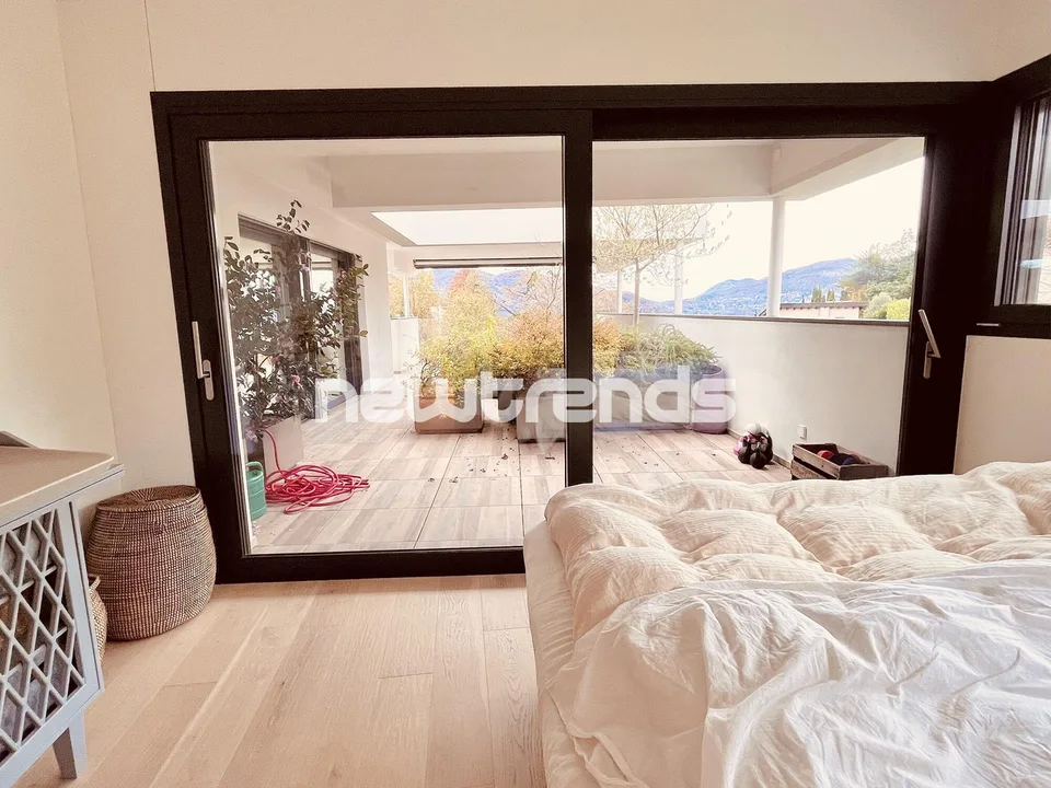 Montagnola – Arasio: attico 4,5 locali con terrazza e vista aperta. – Foto 6 von 14