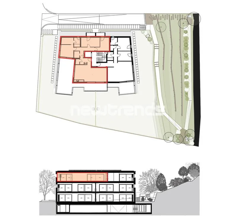 Montagnola – Arasio: attico 4,5 locali con terrazza e vista aperta. – Foto 14 von 14