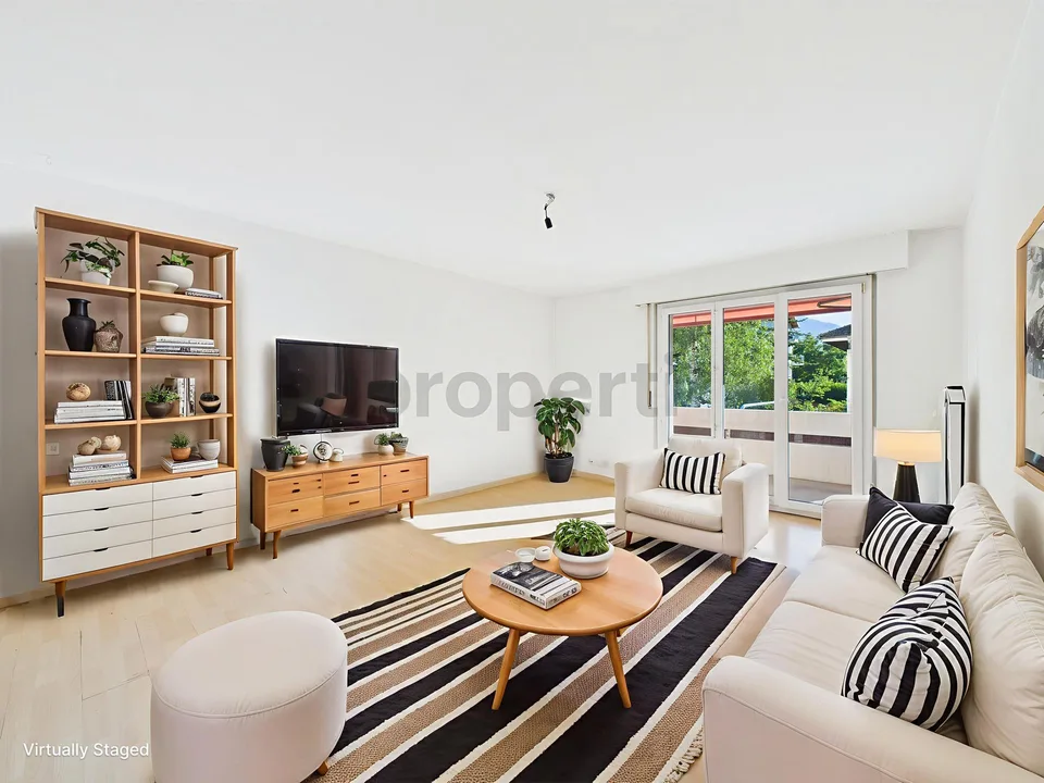 Charmant appartement de 3.5 pièces à Fully avec vue magnifique