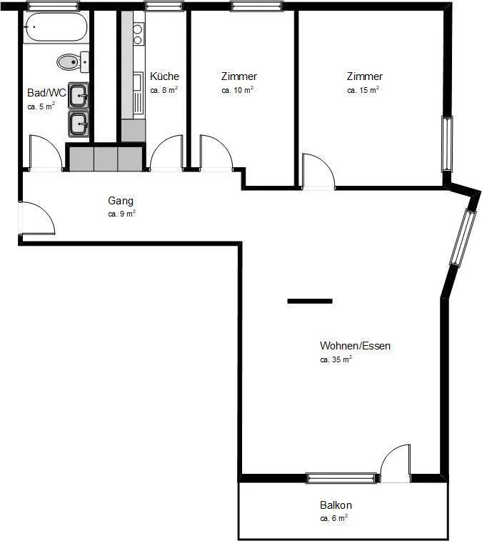 Wohnen an privilegierter Stadtlage – photo 8 sur 8