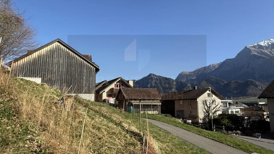 Einfamilienhaus mit Nebengebäuden und Scheune