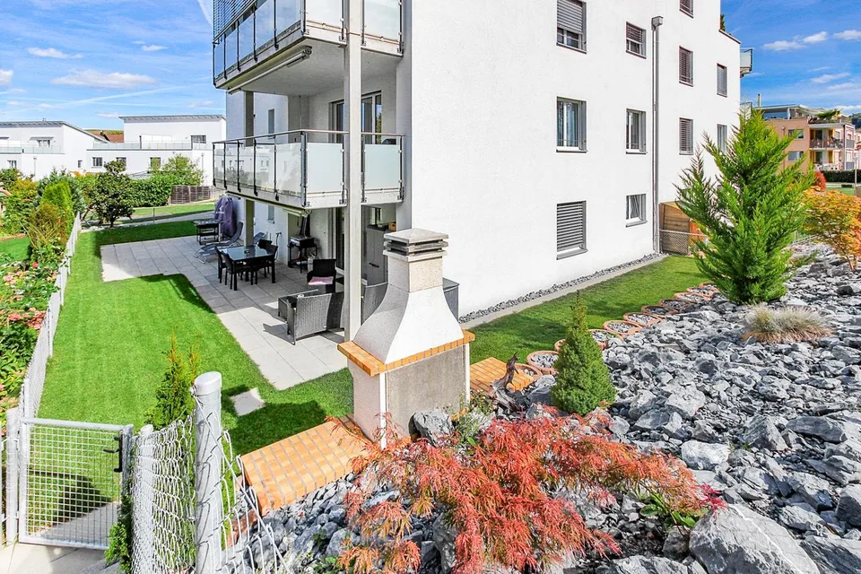 Wohnen mit Gartenidylle