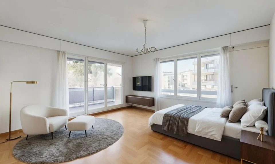 Lumineux studio avec grand balcon au cœur de Clarens