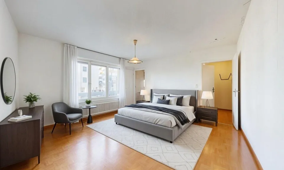 Helles Studio mit großem Balkon im Herzen von Clarens