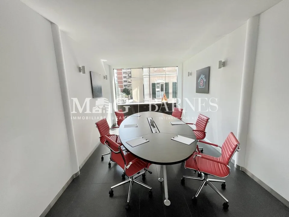 Lugano, Paradiso: Ufficio moderno 4 locali con vista lago