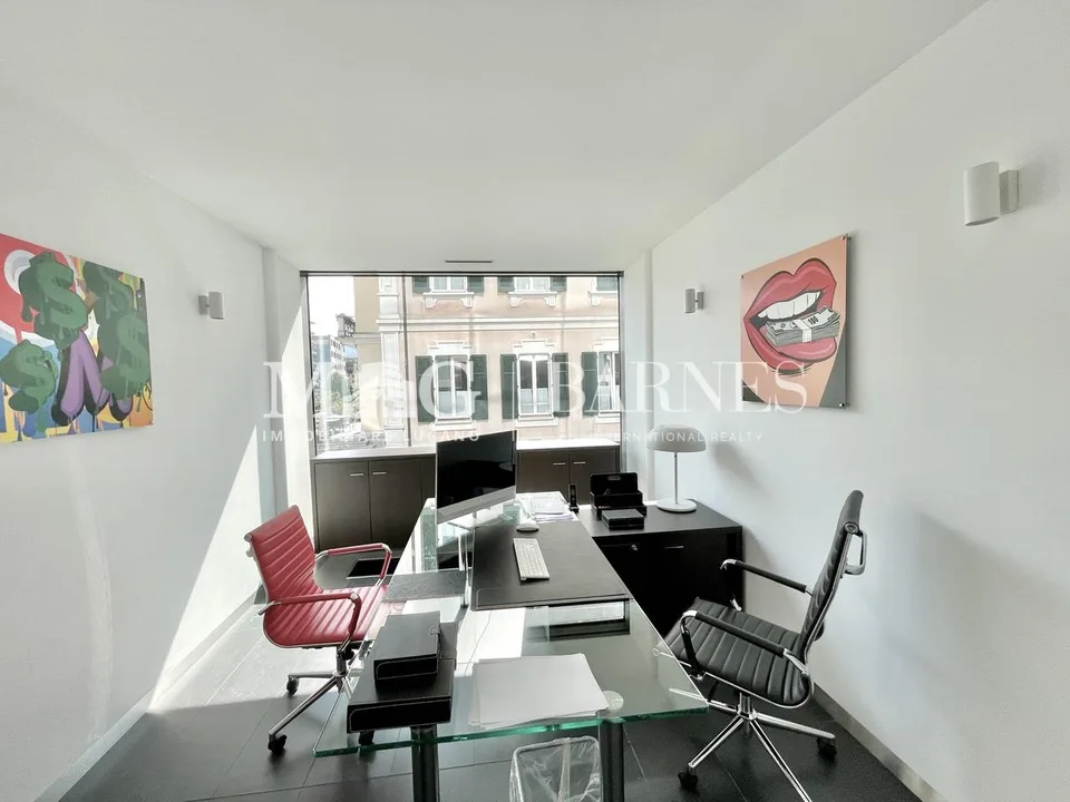 Lugano, Paradiso: Ufficio moderno 4 locali con vista lago