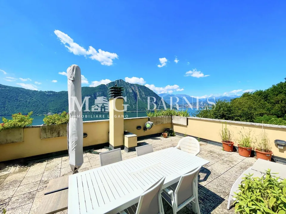 Campione d'Italia: Attico 3.5 locali con terrazzo vista lago – photo 6 of 9