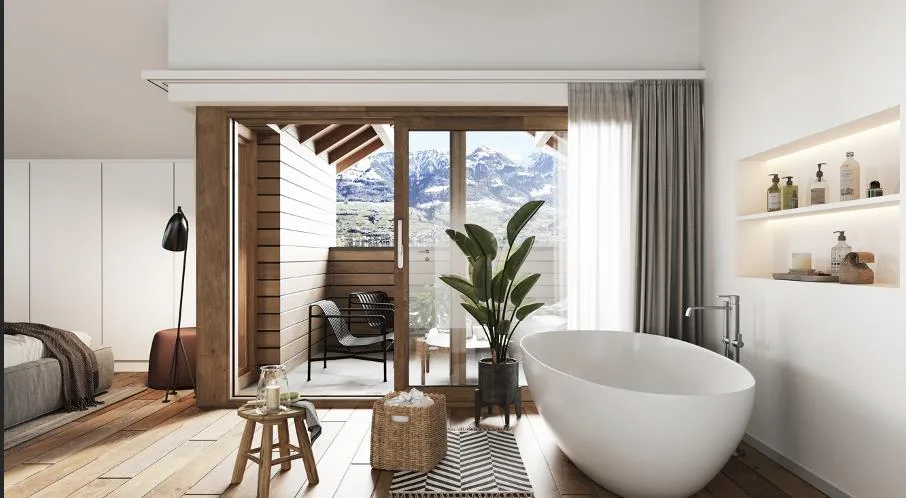 Traumhaftes Wohnen am Sarnersee – Neubau-Duplex mit Seeblick