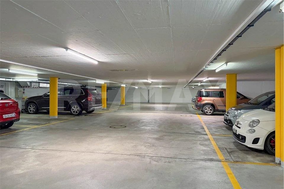 Parkplatz in der Einstellhalle